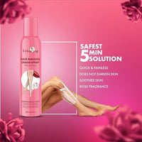 Urban yog Hair Removal Cream Spray Rose Extract 200 ML